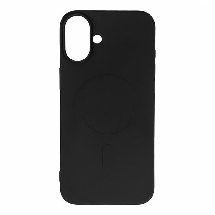 Liquid Silicone Case Magsafe Iphone 16 Plus Black