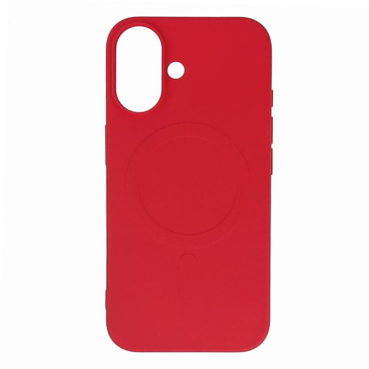 Liquid Silicone Case Magsafe Iphone 16 Red