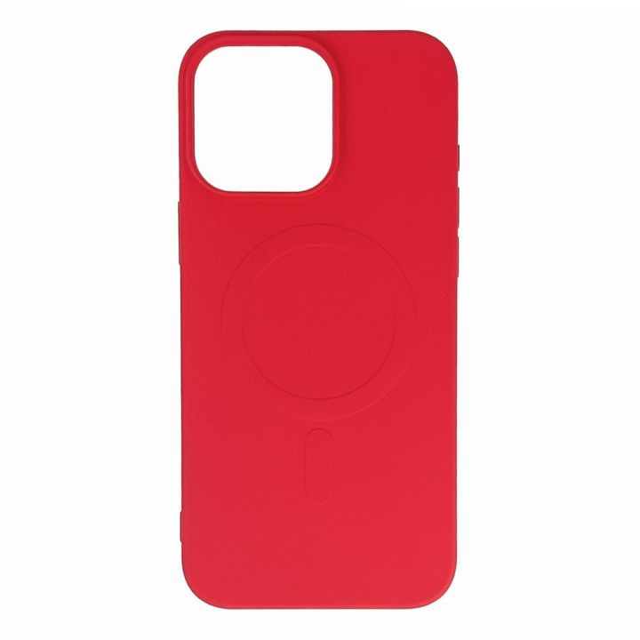 Liquid Silicone Case Magsafe Iphone 16 Pro Red