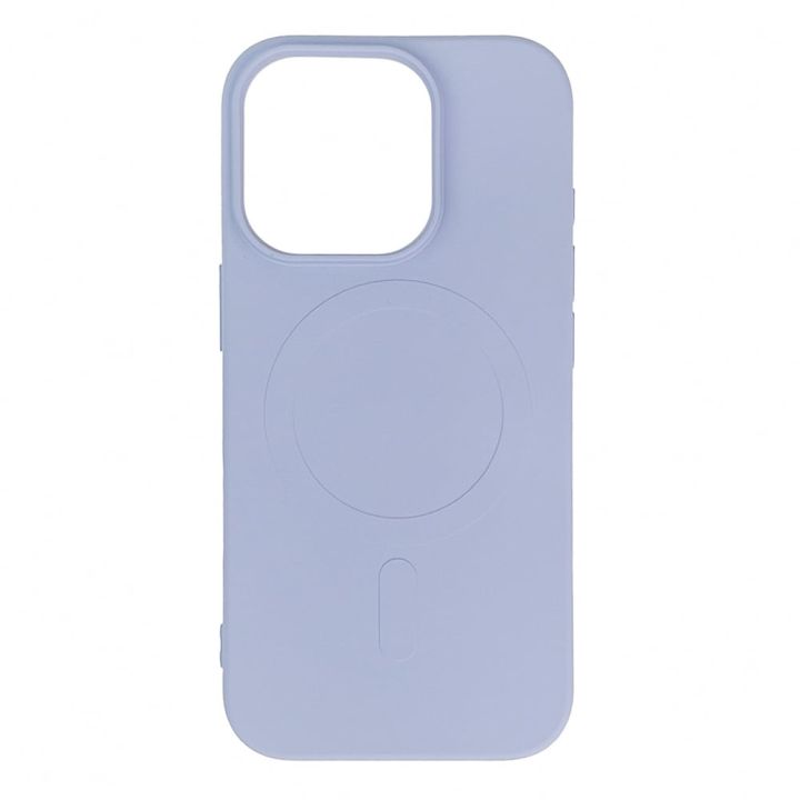Liquid Silicone Case Magsafe Iphone 16 Pro Lavender