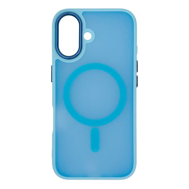 Magnetic Collection Magsafe Case Iphone 16 Plus Light Blue