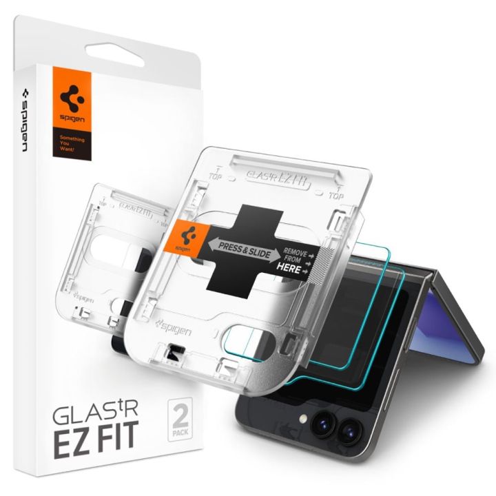 Spigen Glas.tr ”ez Fit” Tempered Glass 2τμχ (Samsung Galaxy Z Flip 6) AGL07972