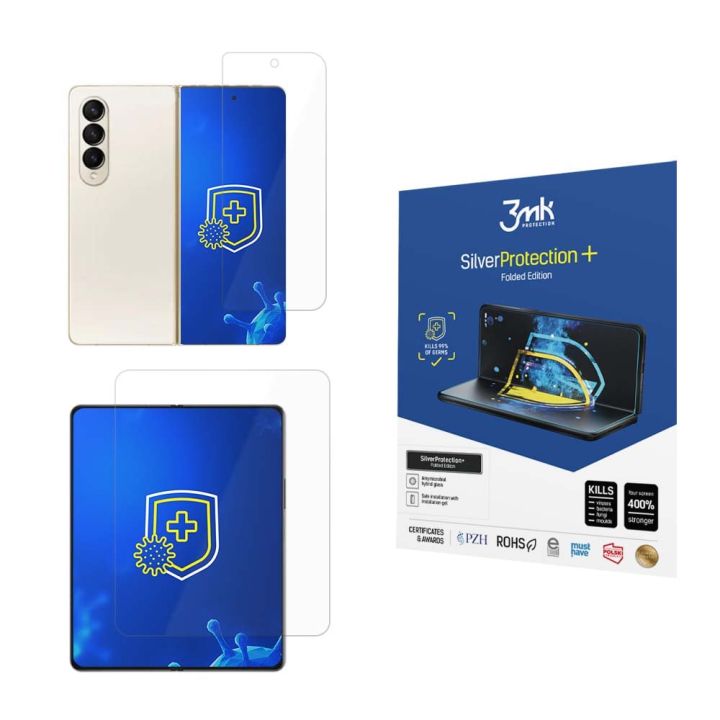 3MK Silver Protection+ Primary Display Screen Protector (Galaxy Z Fold4)