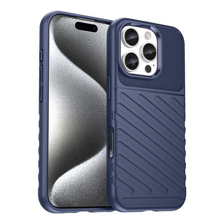 Hurtel Back Cover Σιλικόνης Μπλε (iPhone 16 Pro Max)