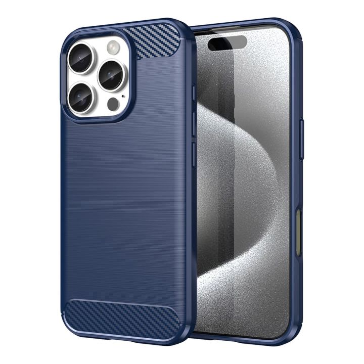 Hurtel Back Cover Σιλικόνης Μπλε (iPhone 16 Pro Max)