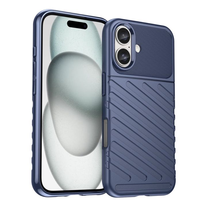 Hurtel Back Cover Σιλικόνης Μπλε (iPhone 16)