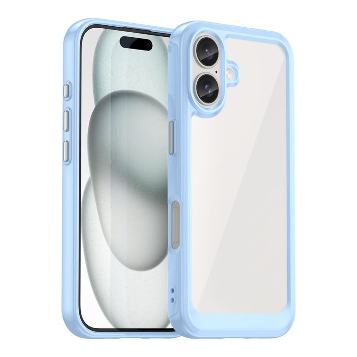 Hurtel Back Cover Σιλικόνης / Πλαστικό Μπλε (iPhone 16)