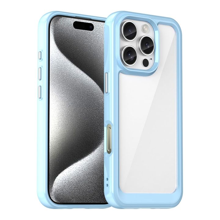 Hurtel Back Cover Σιλικόνης / Πλαστικό Μπλε (iPhone 16 Pro)