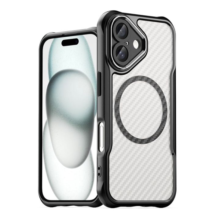 Hurtel Back Cover Σιλικόνης Μαύρο (iPhone 16 Plus)
