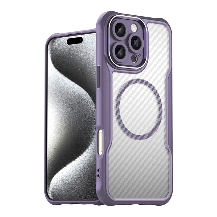 Hurtel Back Cover Σιλικόνης Μωβ (iPhone 16 Pro Max)