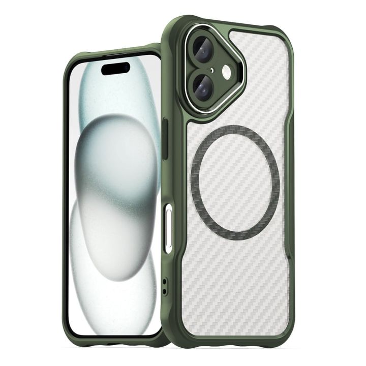 Hurtel Back Cover Σιλικόνης Πράσινο (iPhone 16)