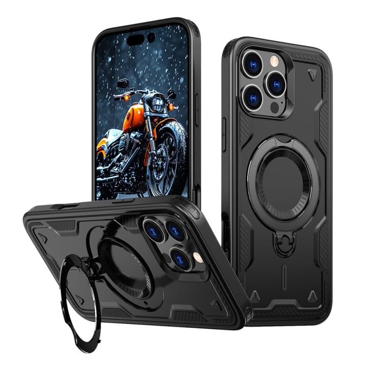 Hurtel Hybrid Back Cover Tempered Glass Μαύρο (iPhone 16 Pro Max)