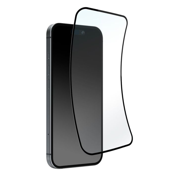 Puro Flexible Glass D3o Hybrid Glass Black Frame Iphone 16 Pro Max 8018417485527