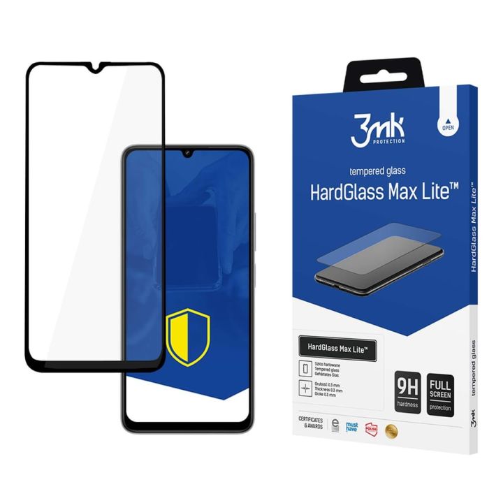 3MK Hardglass Max Lite Black Tempered Glass Μαύρο (Redmi 13C 5G)