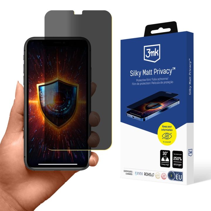 3MK Privacy Ματ Screen Protector (iPhone 11)