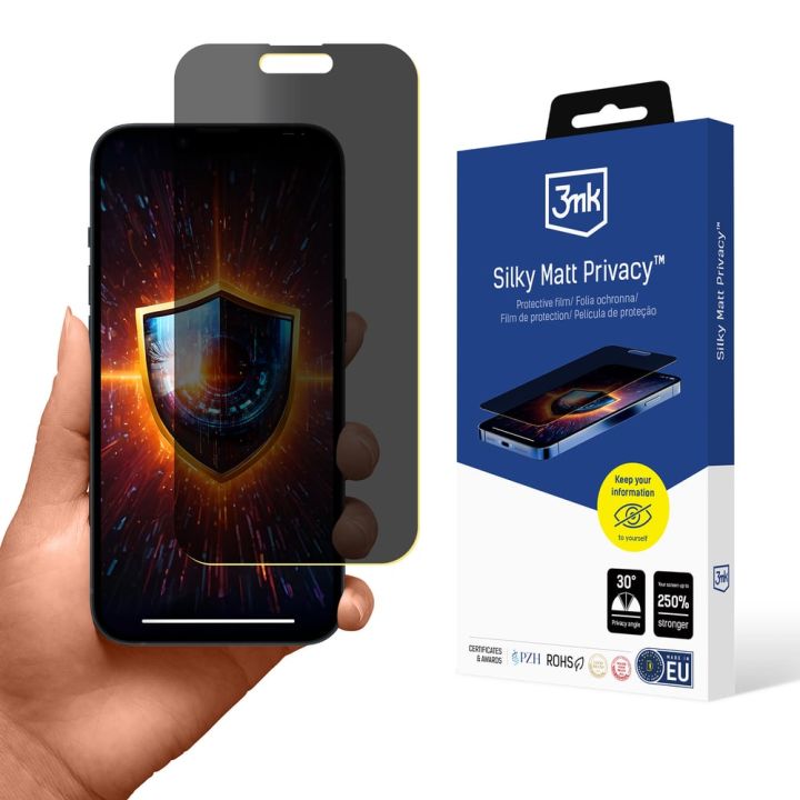 3MK Silky Privacy Ματ Screen Protector (iPhone 15 Pro)