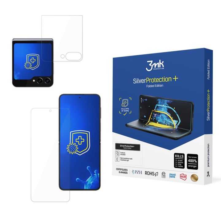 3MK Silverprotection+ Folded Edition Screen Protector (Galaxy Z Flip6 / Z Flip7 FE)