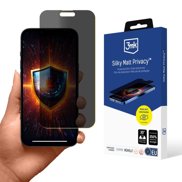3MK Silky Privacy Ματ Screen Protector (iPhone 15 Pro Max)