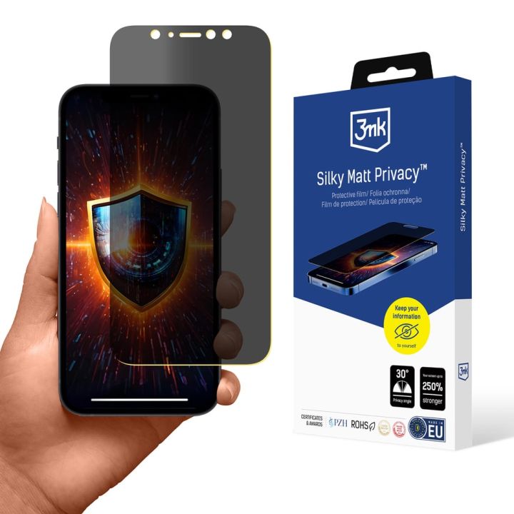 3MK Silky Privacy Ματ Screen Protector (iPhone 12 mini)