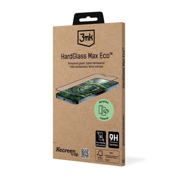 3MK Hardglass Max Eco Grs Cu Full Face Tempered Glass (iPhone 14 Pro Max)