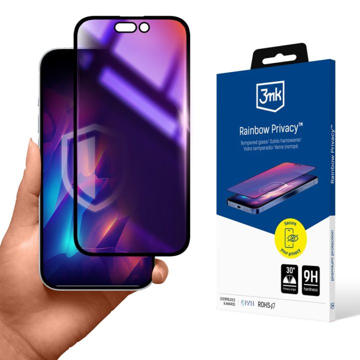 3MK Privacy Tempered Glass (iPhone 16)