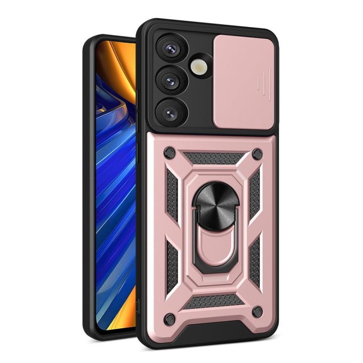 Hurtel Hybrid Back Cover Μεταλλικό Ροζ (Galaxy S25)
