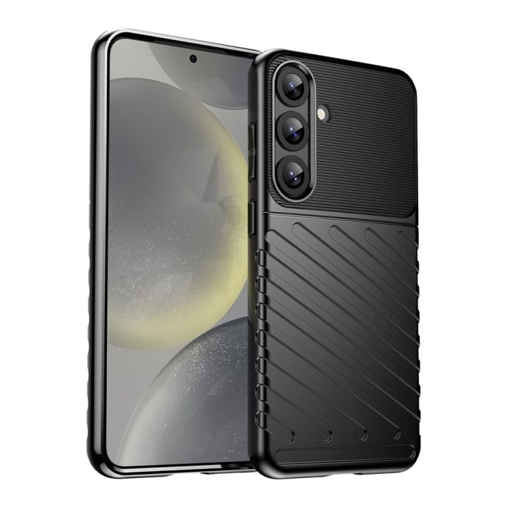 Hurtel Back Cover Σιλικόνης Μαύρο (Galaxy S25+)