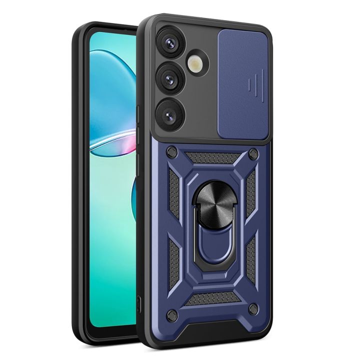 Hurtel Hybrid Back Cover Μεταλλικό Μπλε (Galaxy S25+)