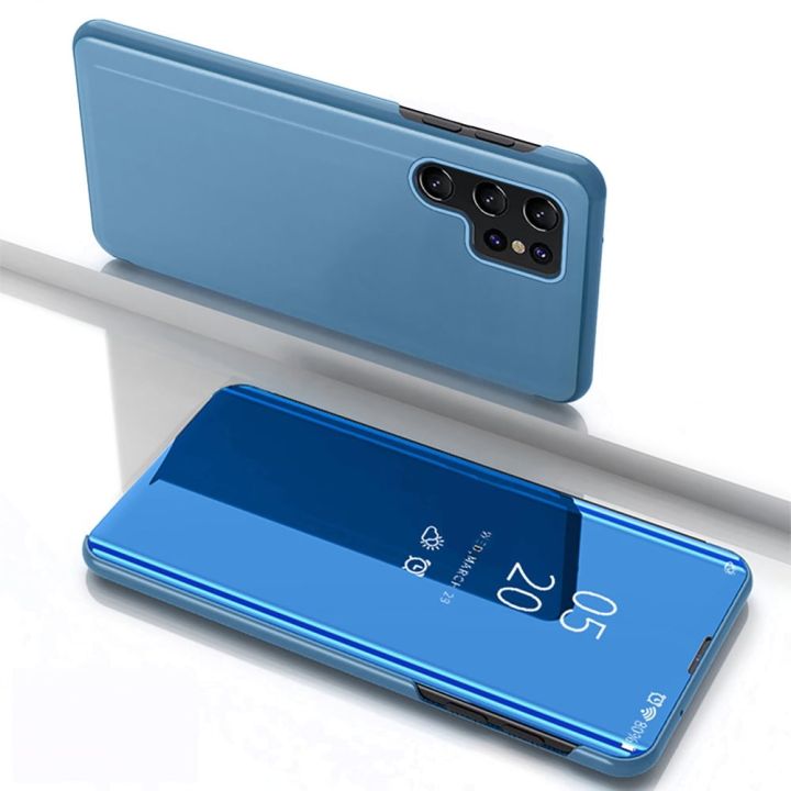 Hurtel Book Πλαστικό / Tempered Glass Μπλε (Galaxy S25 Ultra)