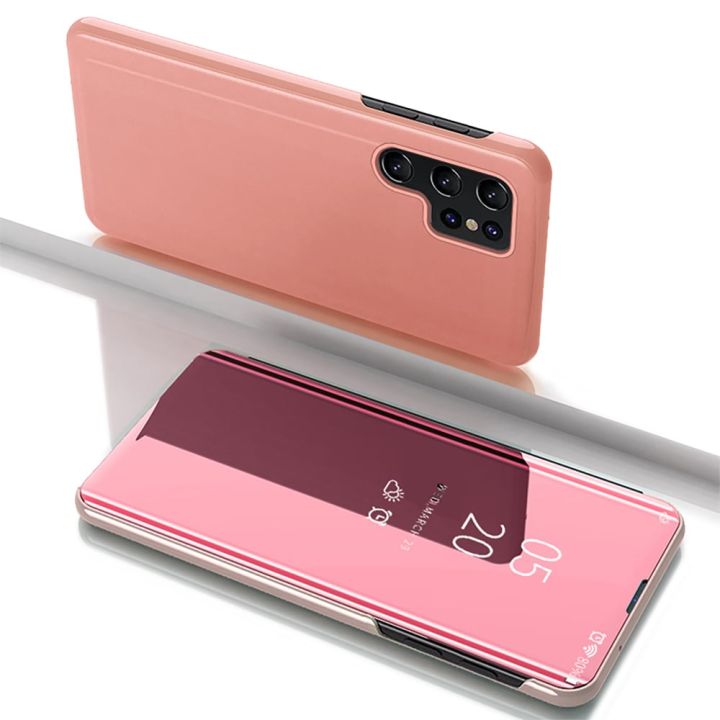 Hurtel Book Πλαστικό / Tempered Glass Ροζ (Galaxy S25 Ultra)