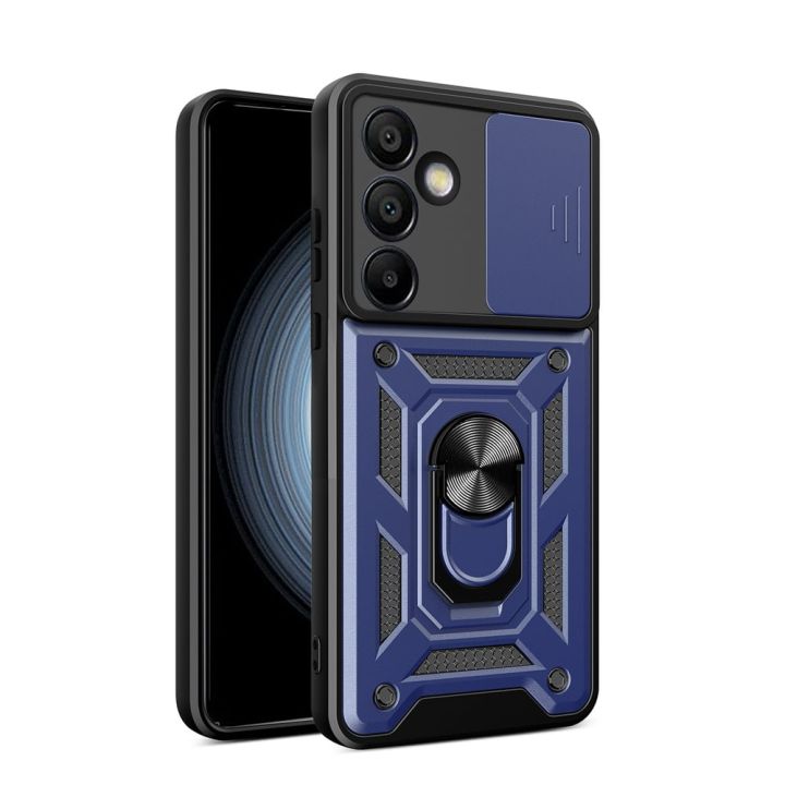 Hurtel Hybrid Back Cover Μεταλλικό Μπλε (Galaxy S24 FE)