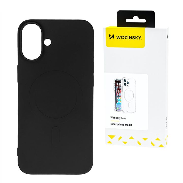 Wozinsky Silicone Case Magsafe Magnetic Back Cover Σιλικόνης Μαύρο (Galaxy S25 Ultra)