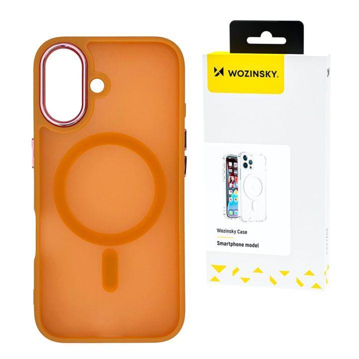 Wozinsky Fashion Back Cover Σιλικόνης Πορτοκαλί (Galaxy S25+)