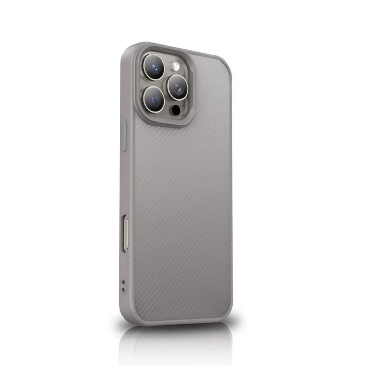 Wozinsky Carbon Fiber Back Cover Σιλικόνης Γκρι (Galaxy S25+)