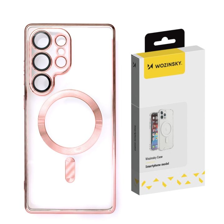 Wozinsky Electroplated Back Cover Σιλικόνης Ροζ (Galaxy S25)