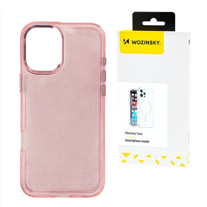 Wozinsky Glitter Back Cover Σιλικόνης Ροζ (Galaxy S24 FE)