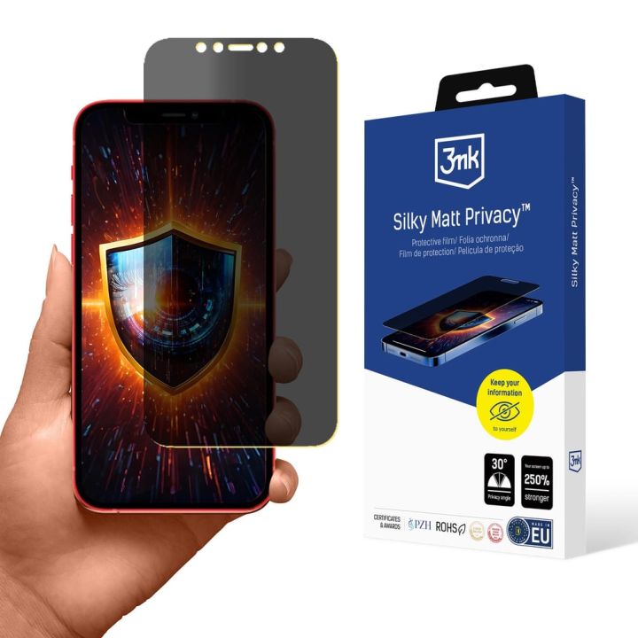 3MK Privacy Ματ Screen Protector (iPhone 12 / 12 Pro)