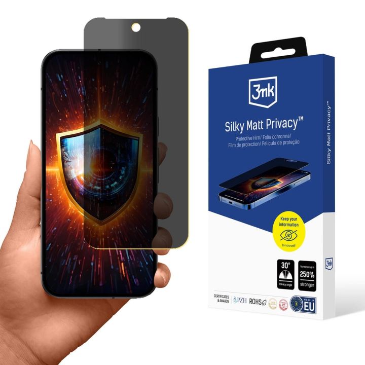 3MK Silky Privacy Ματ Screen Protector (Google Pixel 9a)