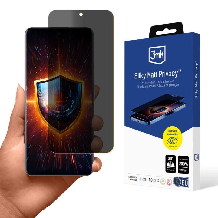 3MK Privacy Ματ Screen Protector (Xiaomi 15)