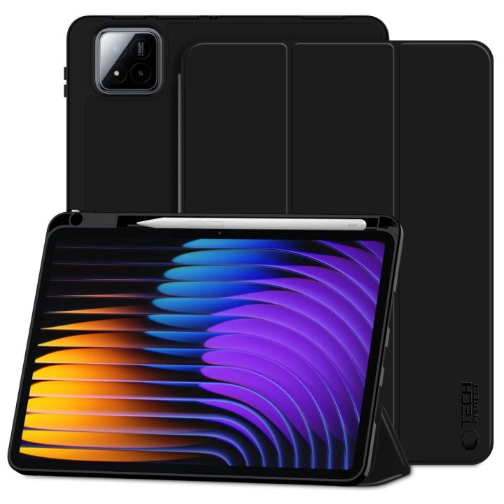Tech-Protect Sc Pen Flip Cover Ανθεκτική Μαύρη (Xiaomi Pad 7 / Pad 7 Pro)