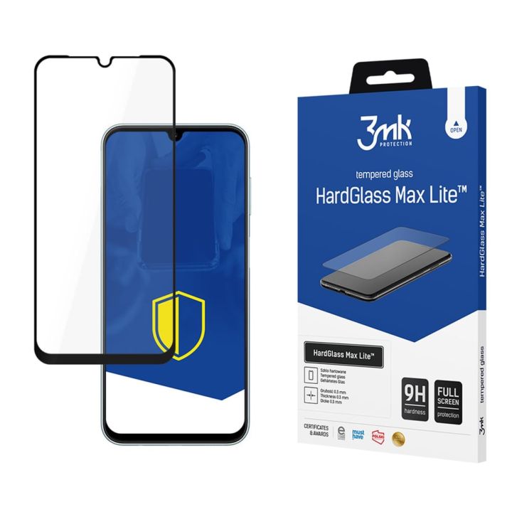 3MK 0.3mm Tempered Glass Μαύρο (Samsung Galaxy M16 5G, 3mk)