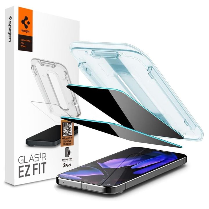 Spigen Glas.TR Ez Fit Privacy Tempered Glass 2τμχ (Google Pixel 9 / 9 Pro / 10 / 10 Pro)