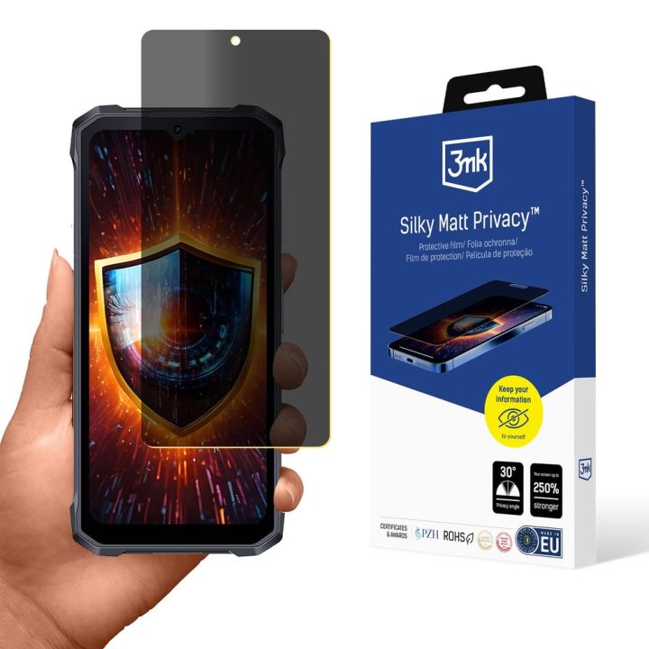 3MK Privacy Ματ Screen Protector (Hotwav T7 - 3mk)