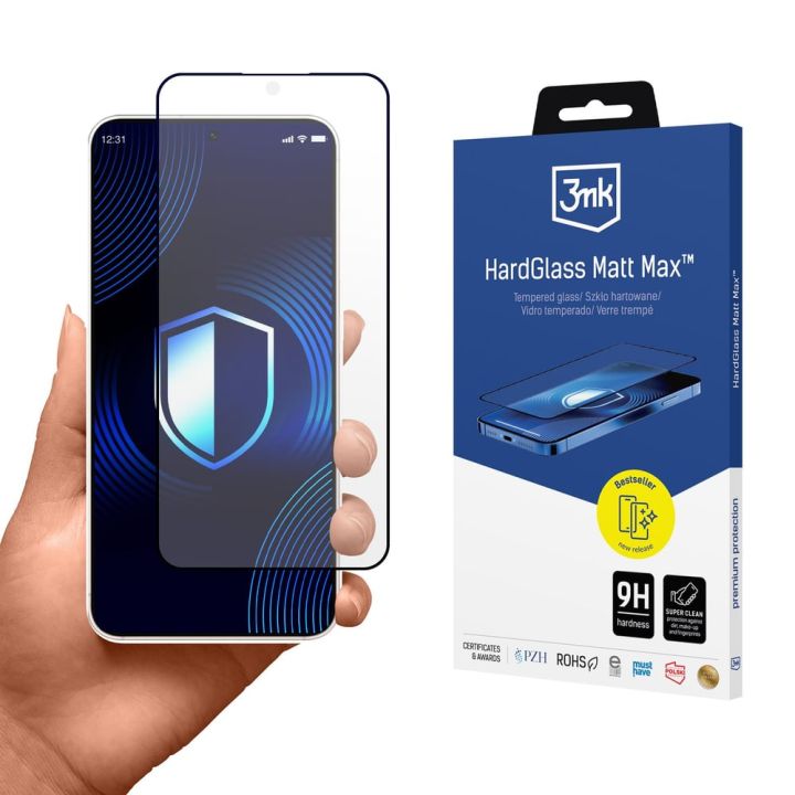 3MK Hardglass Matt Max Ματ Full Face Tempered Glass (Galaxy S25)