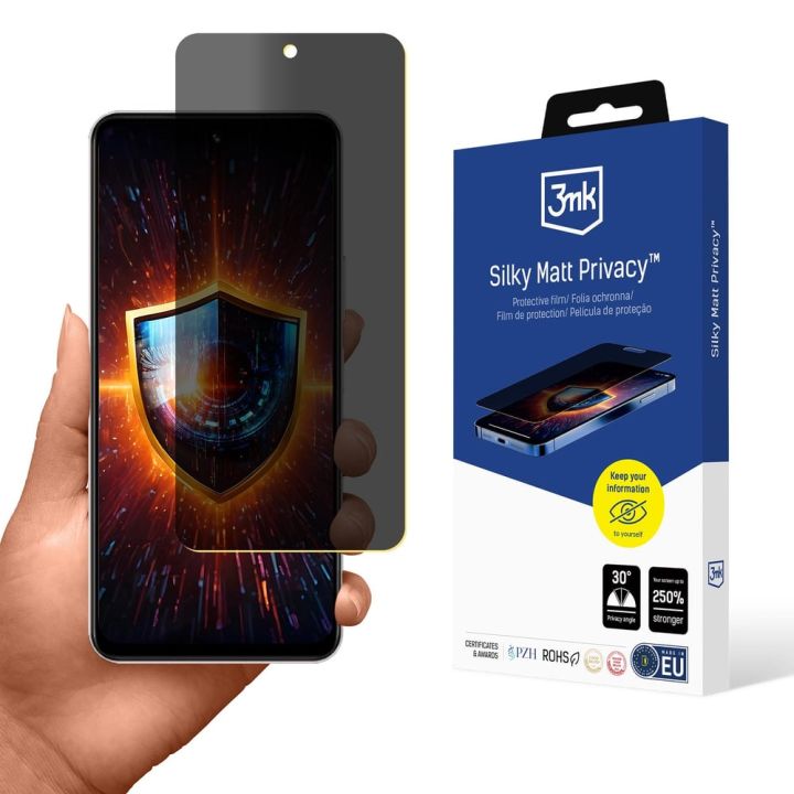 3MK Privacy Ματ Screen Protector (Vivo Y19s - 3mk)