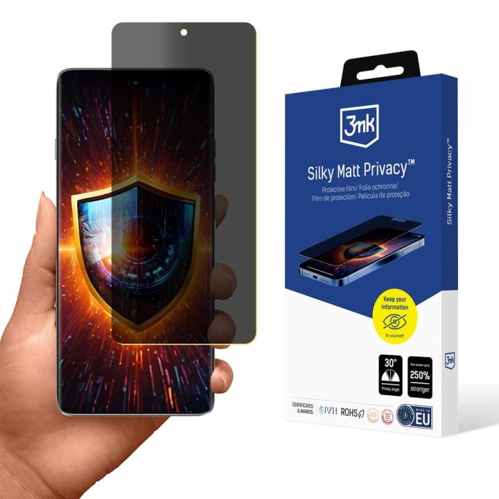 3MK Privacy Ματ Screen Protector (Motorola Edge 60 Pro - 3mk)