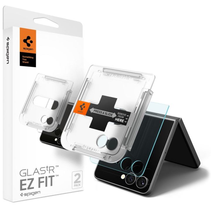 Spigen GLAS.Tr Ez Fit Tempered Glass 2τμχ (Galaxy Z Flip7)