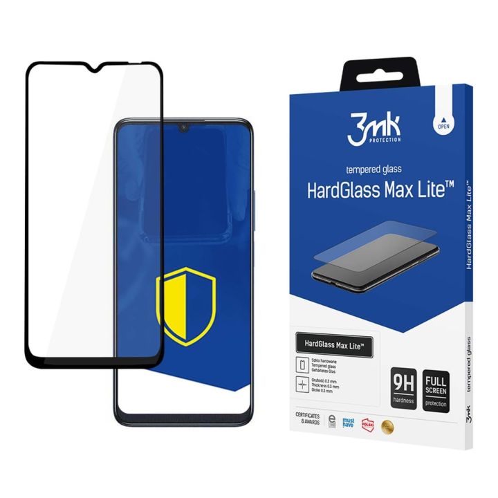 3MK Hardglass Max Lite Black Tempered Glass Μαύρο (TCL 505)