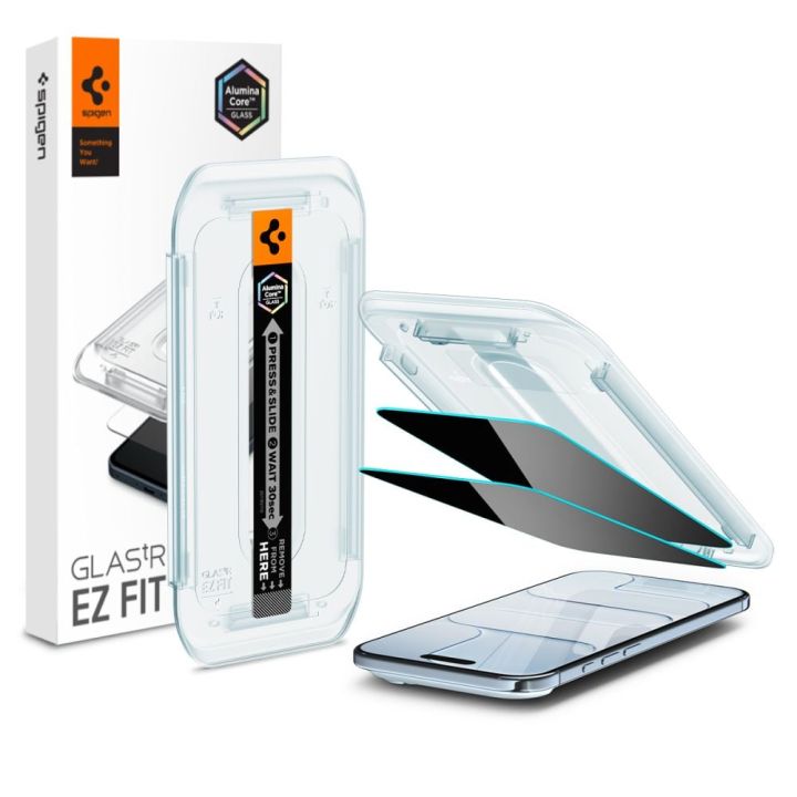 Spigen Glas.tr Ez Fit Privacy 2.5D Privacy Tempered Glass 2τμχ (iPhone Air)