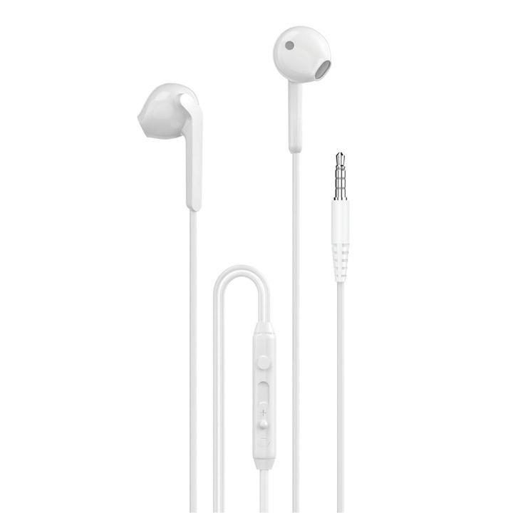 Dudao X3 In-ear Handsfree Ακουστικά με Βύσμα USB-C Λευκό